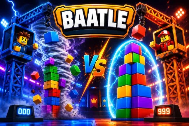 Crane Stack: Battle — Roblox game